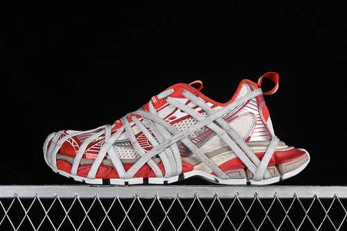 500W3XLL7597BALENCIAGA PHANTOM SNEAKER REDGREYSILVERWOMAN3539MAN4046