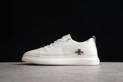 380GUCCI LOW SHOES WHITEWHITEGOLDMAN3844
