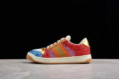 500GUCCI ACE EMBROIDERED LOWTOP MULTICOLORWHITEWOMAN3540
