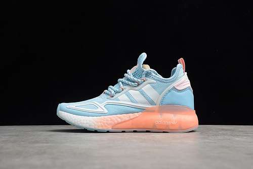 280FY0636ZX 2K BOOST SHOES SKY TINTSKY TINTGLOW PINKWOMAN3639MAN4045
