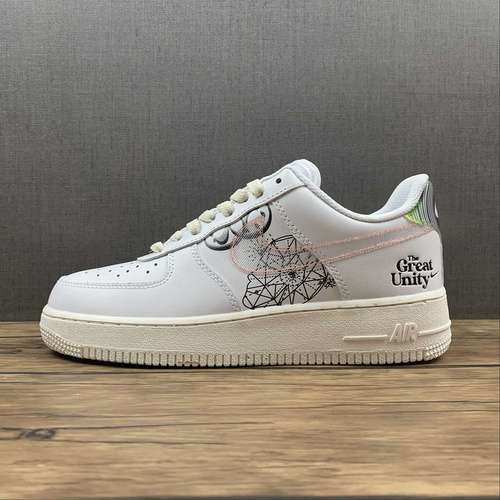 270DM5447111AIR FORCE 1 LOW THE GREAT UNITY WHITEWHITEGREENPINKWOMAN3639MAN4045
