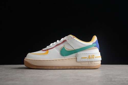300CI0919118AIR FORCE 1 SHADOW SUMMIT WHITENEPTUNE GREENWOMAN3639MAN4045