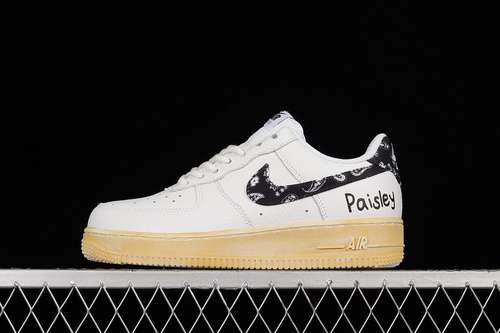 300DH4406011AIR FORCE 1 LOW 07 BLACK PAISLEY WHITEBLACKWHITEWOMAN3639MAN4045