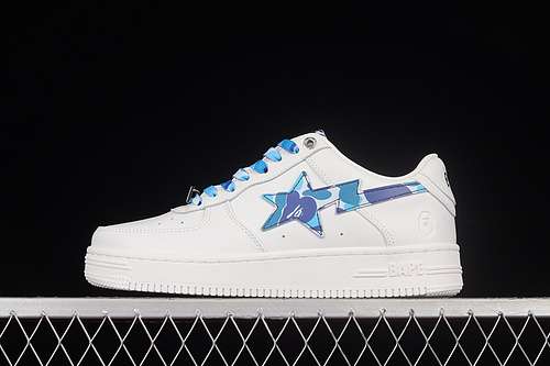 4501H20191045BAPE STA LOW WHITEBLUEWHITEWOMAN3639MAN4045