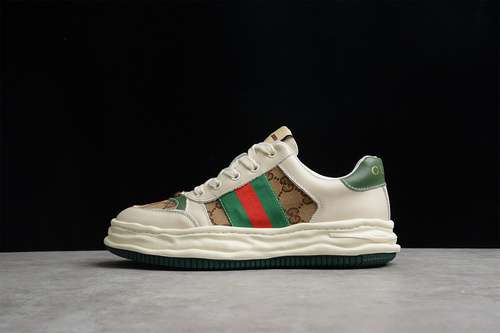 52043194102JPO9065GUCCI SNEAKERS BEIGEBROWNGREENREDWOMAN3539MAN4044