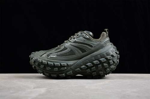 700W2RA63000BALENCIAGA DEFENDER RUBBER PLATFORM SNEAKERS DARK GREENDARK GREENDARK GREEN