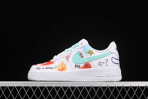 330CW2288111AIR FORCE 1 LOW 07 WHITEWHITEMULTICOLORWOMAN3639MAN4045