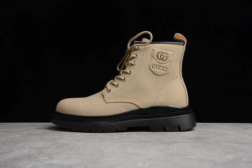400GUCCI MARTIN BOOTS LIGHT KHAKILIGHT KHAKIBLACKMAN3844