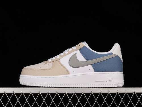 320DG2296018AIR FORCE 1 LOW 07 LIGHT KHAKIWHITEBLUEWOMAN3639MAN4045