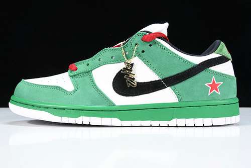 600304292302SB DUNK LOW PRO HEINEKEN CLASSIC GREENBLACKWHITEREDMAN40475