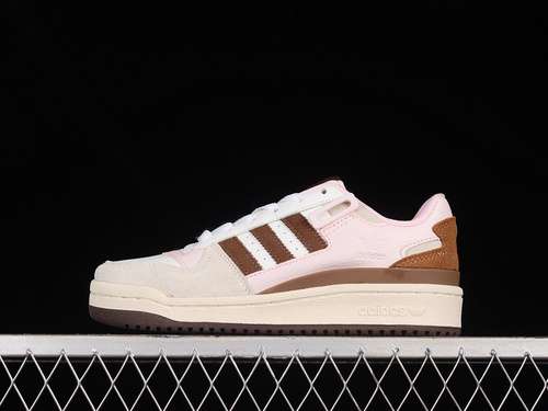 250GY6783FORUM 84 LOW SHOES CLOUD WHITELIGHT PINKDARK BROWNWOMAN3640