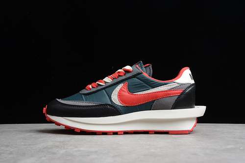 400DJ4877300SACAI X UNDERCOVER X LDWAFFLE MIDNIGHT SPRUCEPALE IVORYDARK GREY