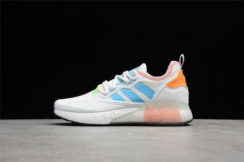 320H06578ZX 2K BOOST SHOES CORE WHITEHAZY SKYGLOW PINKWOMAN3640