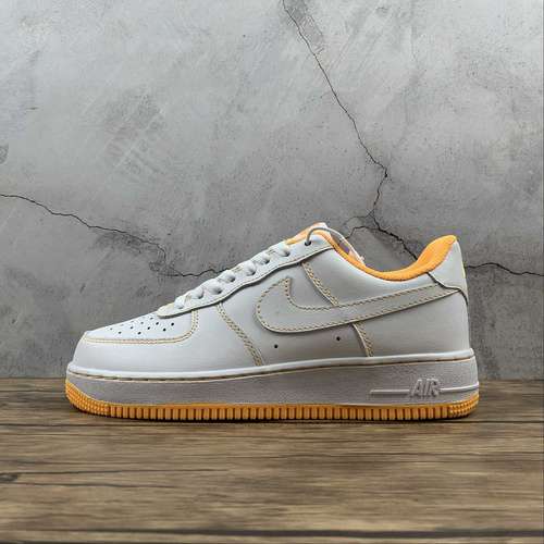 280CV1724102AIR FORCE 1 LOW 07 CONTRAST STITCH WHITEWHITELASER ORANGEUNSIEX3645