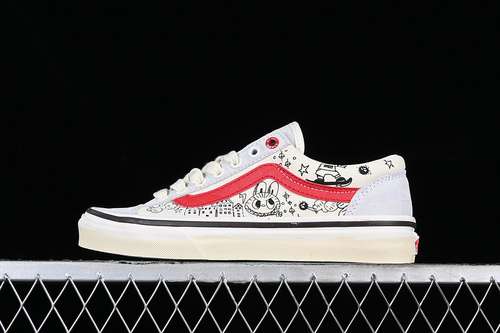 250VN000CDECCZVANS X THE MONSTE WHITEBLACKREDWOMAN3539MAN4044