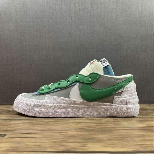 340DD1877001SACAI X BLAZER LOW MEDIUM GREYCLASSIC GREENWHITEWOMAN3639MAN4044