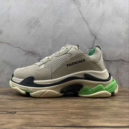 470BALENCIAGA TRIPLE S DADSHOES GREYGREENBEIGEBLACKWOMAN3539MAN4046