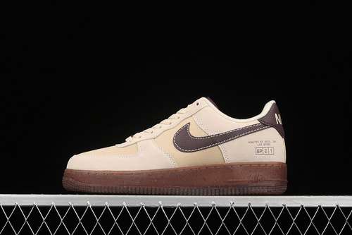 300DD5227234AIR FORCE 1 LOW COFFEE BEACHGRAINPALE IVORYMAHOGANYWOMAN3639MAN4045