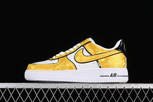 320CW2288202AIR FORCE 1 07 LOW DIY WHITEGOLDBLACKWOMAN3639MAN4045
