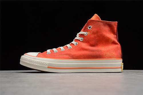 260170590CCONCEPTS X CHUCK TAYLOR 70S ALLSTAR HIGH SOUTHERN FLAME ORANGEREDEGRET
