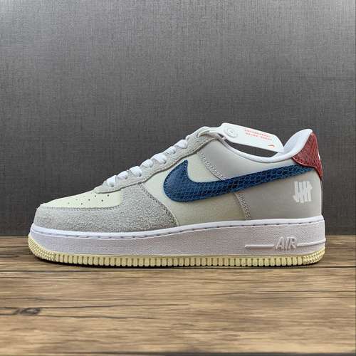 300DM8461001UNDEFEATED X AIR FORCE 1 LOW 5 ON IT GREY FOGIMPERIAL BLUEUNSIEX3645