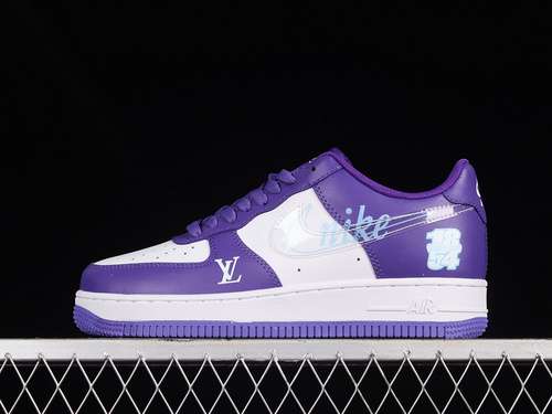 320DH7561288LV X AIR FORCE 1 LOW 07 WHITEPURPLEBLUEWOMAN3639MAN4045