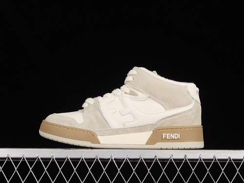580AHH2F1FHTFENDI MATCH SNEAKERS WHITELIGHT GREYWHITEWOMAN3539MAN4044