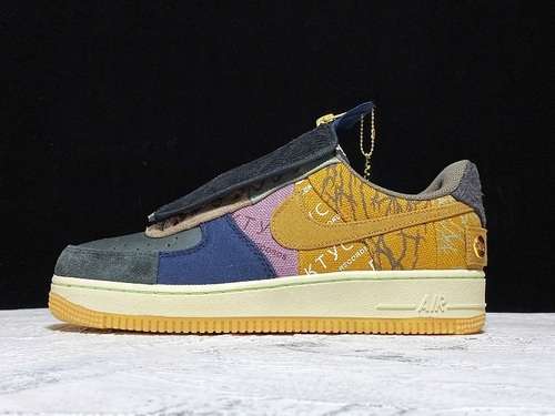 550CN2405900H12 TRAVIS SCOTT X AIR FORCE 1 LOW CACTUS JACK MULTICOLORMUTED BR