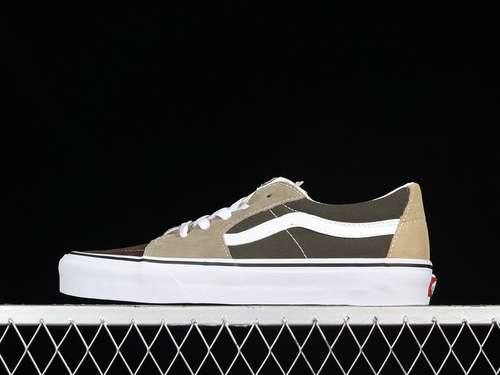 250VN0A4UUKB7JSK8LOW REISSUE S DARK BROWNWHITEKHAKIWOMAN3539MAN4044