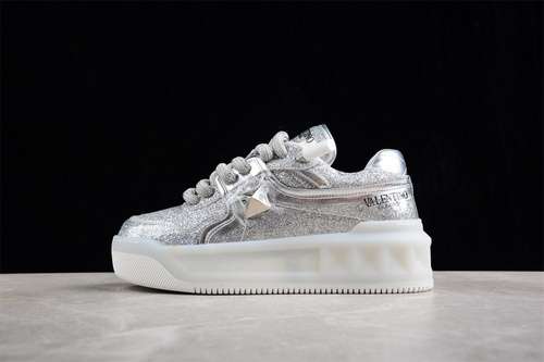 560VALENTINO CASUAL SHOES SILVERWHITEWOMAN3539MAN4046
