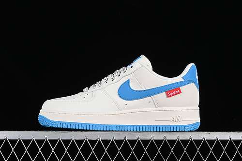 340HD1968024SUPREME AIR FORCE 1 07 LOW WHITEBLUEWOMAN3639MAN4045