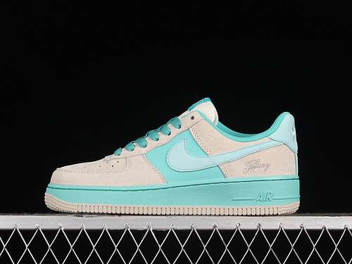 380DZ1382222TIFFANY CO X AIR FORCE 1 07 LOW SP FRIENDS AND FAMILY WHITEGREENGREY 
