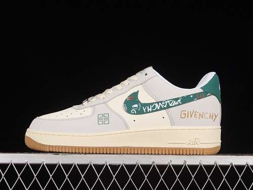 320BS9055813AIR FORCE 1 LOW GIVENCHY GREYGREENBEIGEWOMAN3639MAN4045