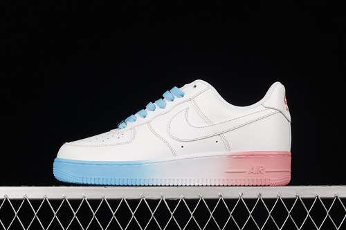 340AF1234006STUSSY X AIR FORCE 1 LOW WHITEBLUEPINKWOMAN3639MAN4045