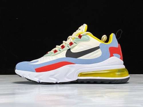 280AT6174002AIR MAX 270 REACT BAUHAUS WHITEBLACKLIGHT BLUEREDYELLOWUNISEX3645