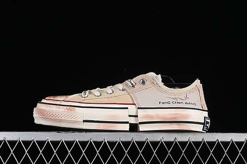 290A07718CFENG CHEN WANG CONVERSE CHUCK 70 LOW NATURAL IVORYBROWN RICEEGRETUNISEX3544