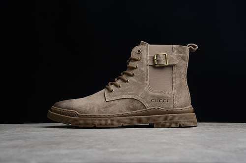 480GUCCI SCREENER GG HIGHTOP SNEAKER BROWNBROWNBROWNMAN3844