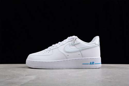 360DR0142100AIR FORCE 1 LOW WHITELASER BLUEREFLECT SILVERMETALLIC SILVERUNISEX3645