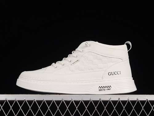 3609Y9209666GUCCI MID FASHION CASUAL SHOES WHITEWHITEBLACKMAN3944