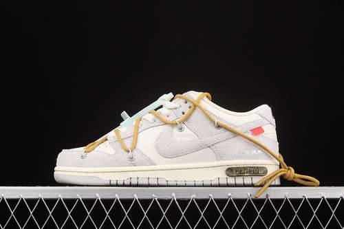 480DJ0950105OW X SB DUNK LOW LOT 37 OF 50 SAILNEUTRAL GREYYELLOWWOMAN3639MAN4046