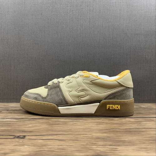 400FD MATCH SNEAKERS BEIGEGREYYELLOWWOMAN3539MAN4045