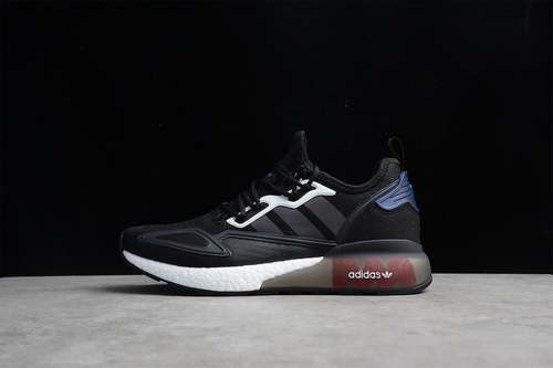 280FX7475ZX 2000 BOOST SHOES CORE BLACKSOLAR REDCLOUD WHITEWOMAN3639MAN4045