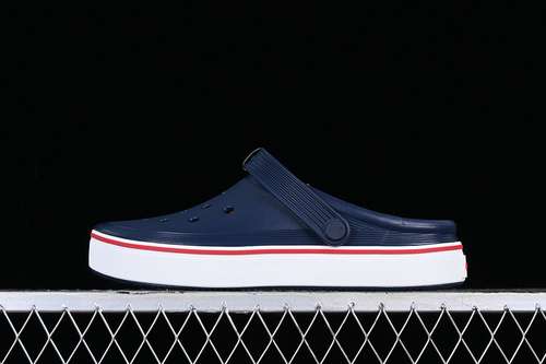 190CTOCS FLAT HOLE SANDALS BLUEWHITEWOMAN3439MAN4046