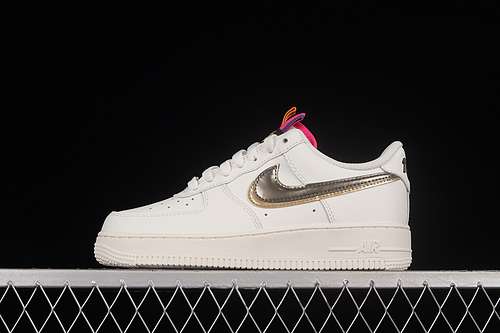 300DH9595001AIR FORCE 1 07 LOW WHITEMETALLICPINKWOMAN35539MAN4045