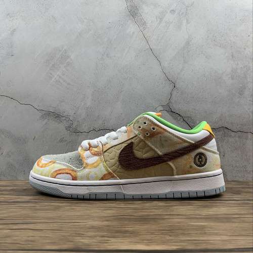 500CV1628800JASON DENG X DUNK LOW PRO SB STREET HAWKER COPPERLIGHT SILVERPUEBLO BROWN