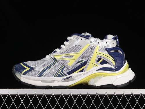 600W2RN10080BALENCIAGA RUNNER KITH FOURCOLOR 70 21SS GREYYELLOWNAVY BLUEUNISEX3546