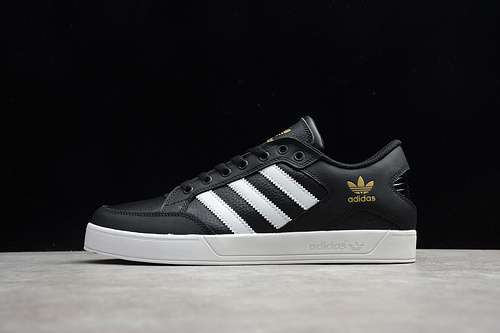 280FX0521HARDCOURT LOW SHOES CORE BLACKCLOUD WHITEGOLDWOMAN3639MAN4044