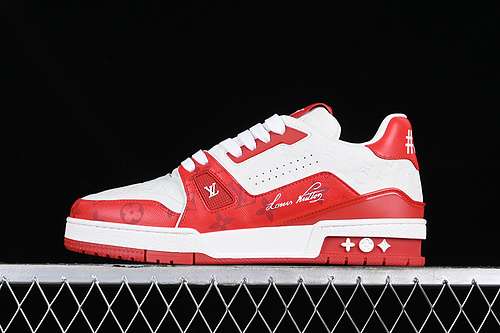 630TRAINER WHITEREDMAN3945