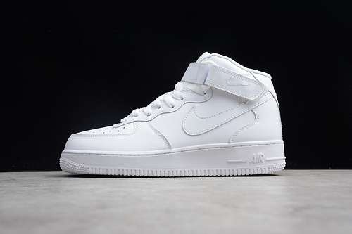 315123111LEATHERAIR FORCE 1 MID x2707 CLASSIC WHITEWHITEWOMAN3639MAN4045OG00136