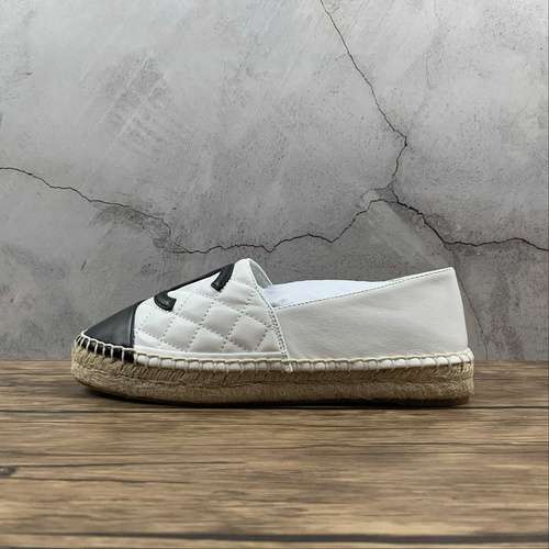 300CHANEL FISHERMAN SHOES WHITEWHITEBLACKWOMAN3540